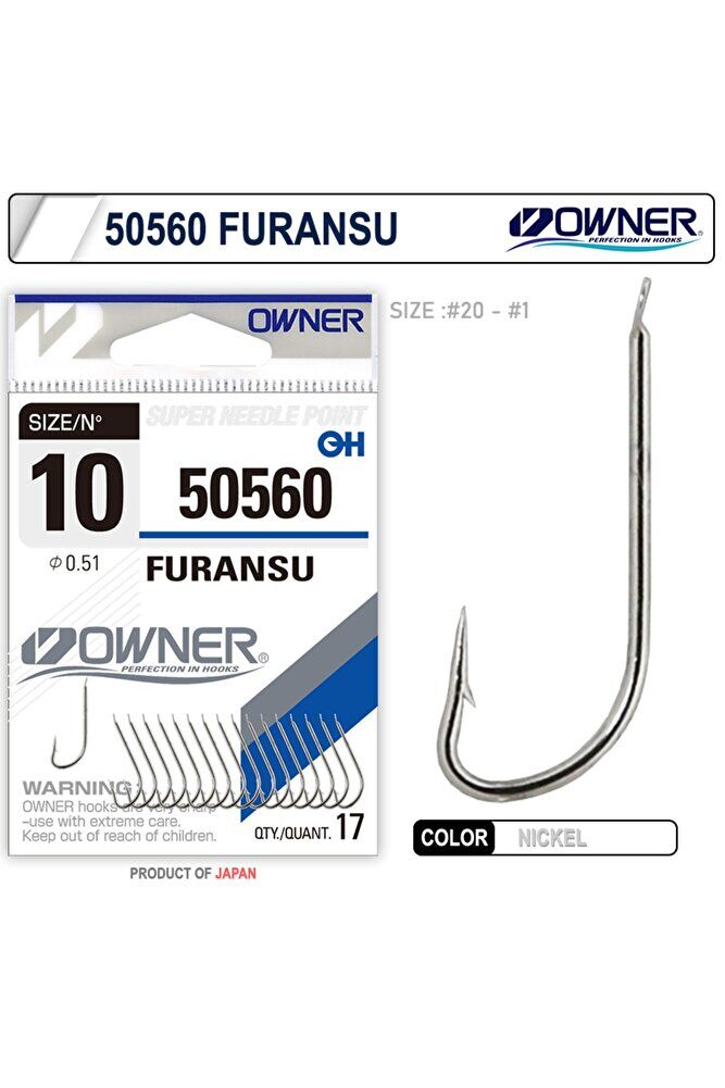 Owner 50560 Furansu White Model Balıkçı Olta Iğnesi