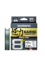 Shimano Kairiki 8+ 300 Mt Multi Color İp Misina Kairiki 8+ 300 Mt Multi Color İp Misina