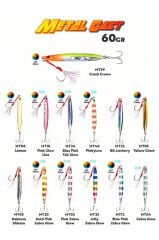 Fujin Metal Cast 60gr Shore Jig Metal Yem MT 12