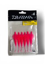 Daiwa Ebing Stick Silikon Yem 3.5 inç 6pcs Pembe - Tek Ebat