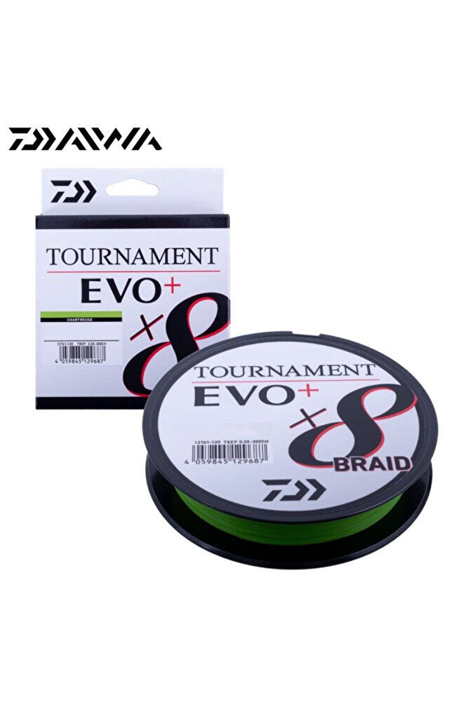 Daiwa Tournament Evo+ 8b Chartreuse Ip Misina 135 mt - 0,20mm