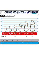 5121 WELDED QUICK SNAP #2.5