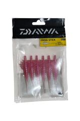 Daiwa Ebing Stick Silikon Yem 3.5 inç 6pcs Soluk Pembe - Tek Ebat