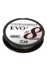 Daiwa Tournament EVO+ 8B Dark Green İp Misina 270 mt Dark Green-0,16 mm