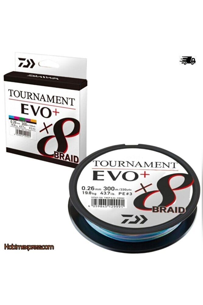 Tournament Evo+ 8b 300 Mt 0,16 Mm Multicolor Ip Misina