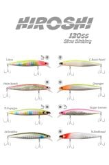 Hiroshi 120mm 21gr Slow Sinking Maket Balık JDM N.RedHead