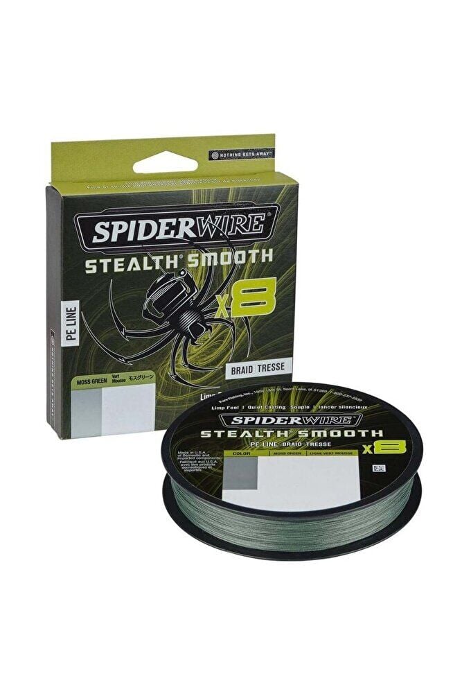 SpiderWire Stealth Smooth x8 Pe Braid 300m Moss Green Örgü İp 0.15mm