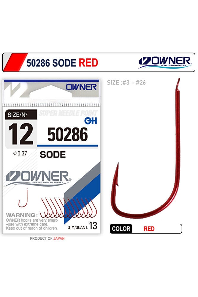 Owner 50286 Sode Red İğne 8