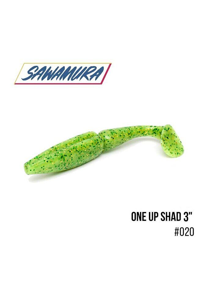 Sawamura One Up Shad 4'' (10.5 cm) - 6pc 020 - Tek Ebat