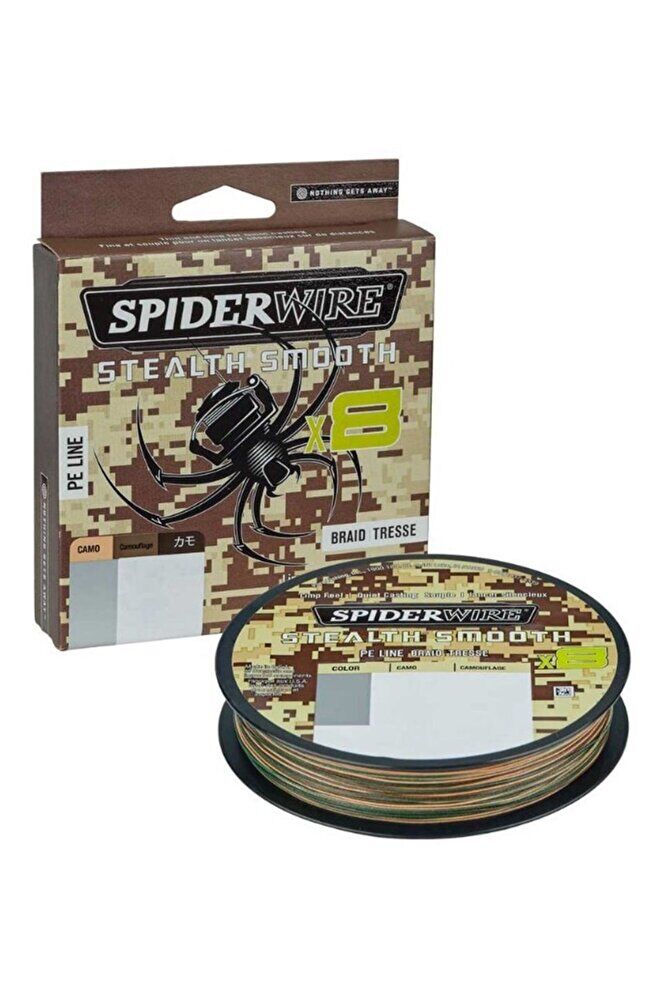 Spider Wire Stealth Smooth8 x8 Pe Braid 300m 0.15mm Camo Örgü İp