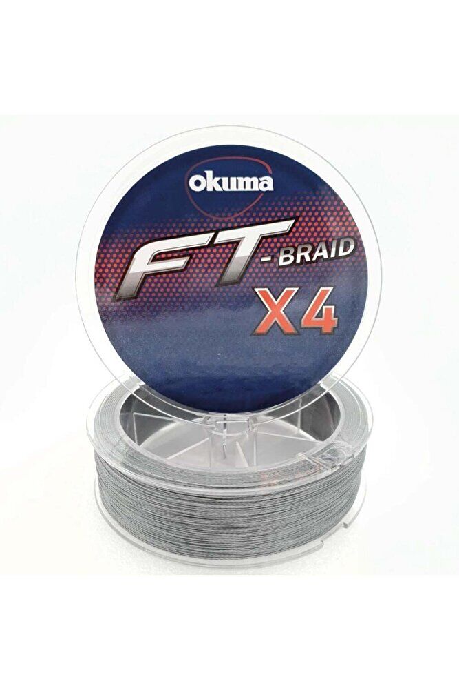 Okuma Ft 4X Braided Line 150 mt Grey Örgü İp 0.165 mm