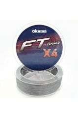 Okuma Ft 4X Braided Line 150 mt Grey Örgü İp 0.165 mm