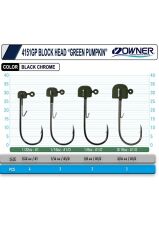 Owner 4151GP Block Head Jighead