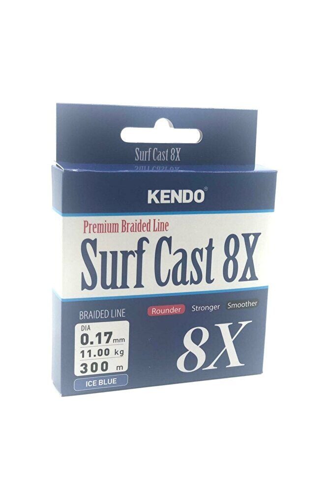 Kendo Surf Cast 8x Fıghtıng 300 Mt Örgü Ip ( Ice Blue)