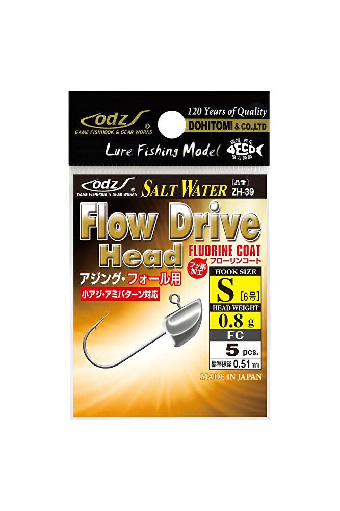 Odz Flow Drive Head Jighead #6 S 1.2 Gr - Tek Ebat