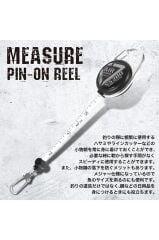 DRESS Measure Pin-On Reel 100 cm Ölçülü Otomatik Balıkçı Aksesuar Askısı