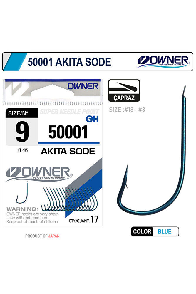Owner 50001 Akita Sode Blue İğne 12