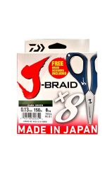 JBraid 8B Koyu Yeşil 150m İp Misina (Makas Hediyeli)
