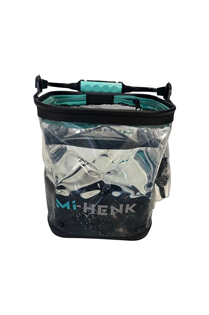 Mi-Henk 8 lt Şeffaf Katlanır Balıkçı Kovası