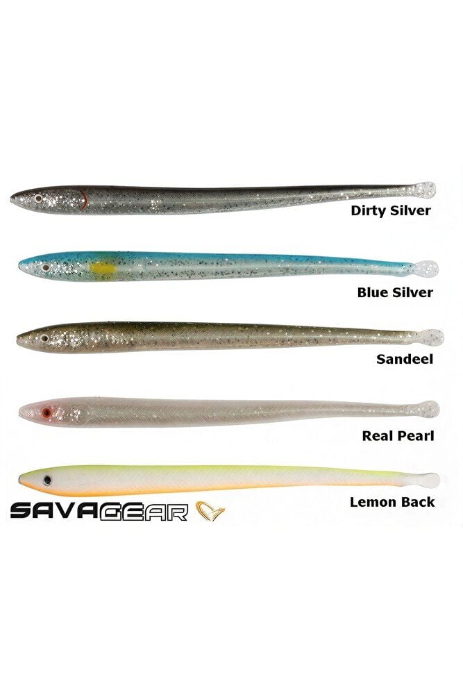 Savage Gear LB Sandeel Slug 16.5 cm 5 Adet Silikon Balık Sandeel