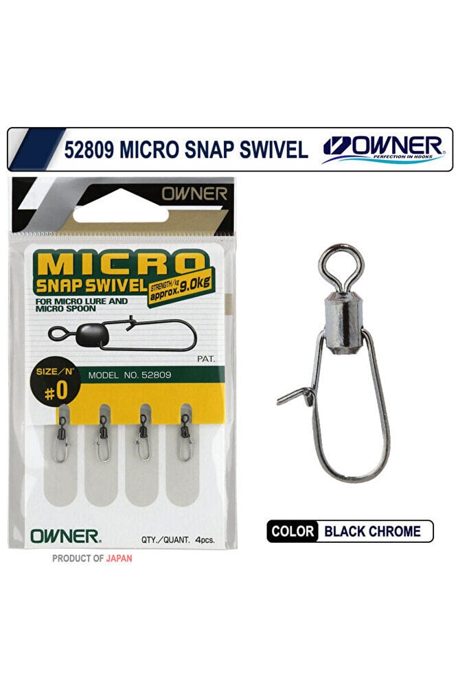 Owner 52809 Micro Snap Rapala Klipsi