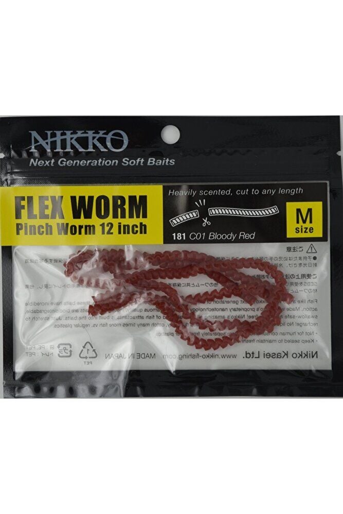 Nikko FlexWorm - Pinch Worm 12 inç