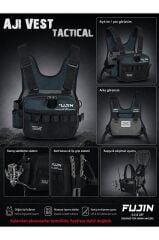 Tactical Vest Indigo Balıkçı Çantası