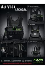 Tactical Vest Balıkçı Çantası Siyah-Yeşil