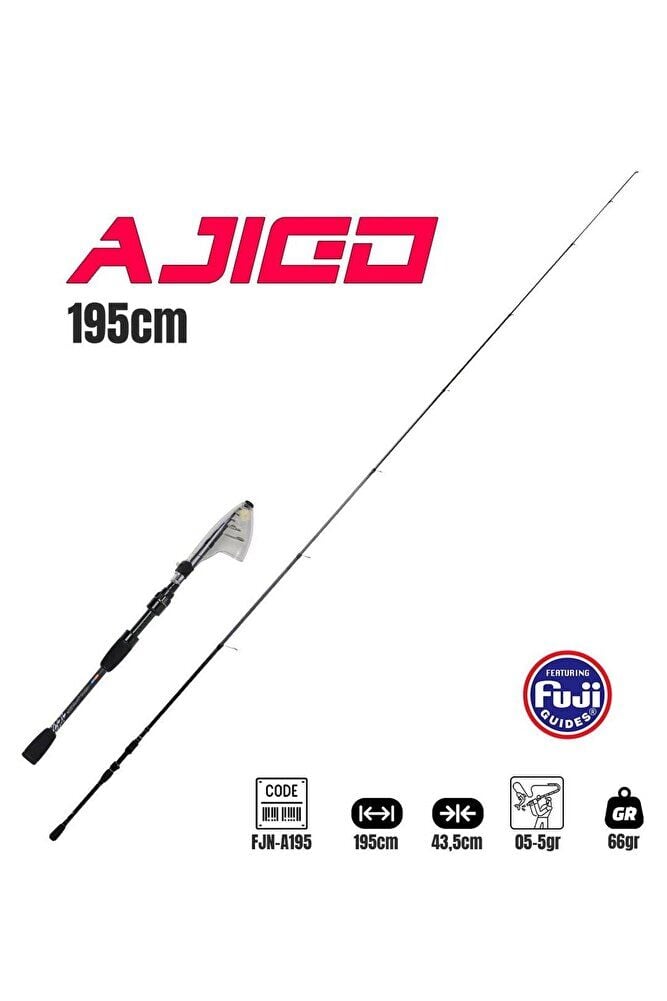Fujin Ajigo 195cm 05-5gr Teleskopik LRF Kamışı