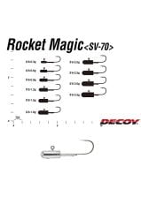 Decoy Rocket Magic SV-70 Jighead #8 İğne 1.8 Gr