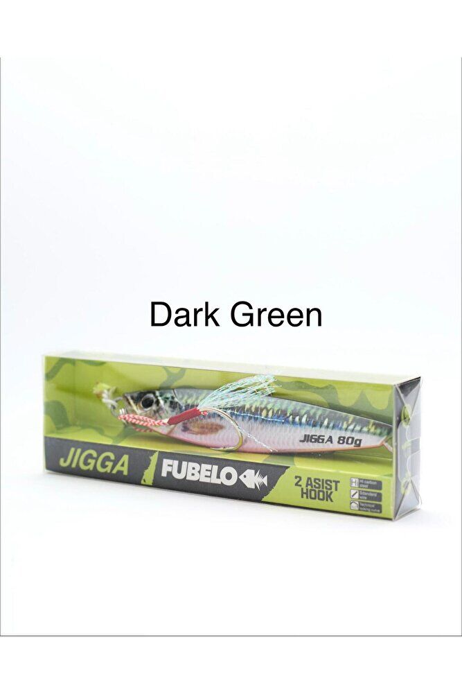 Fubelo Jigga 80 Gr Jig Yem Dark Green