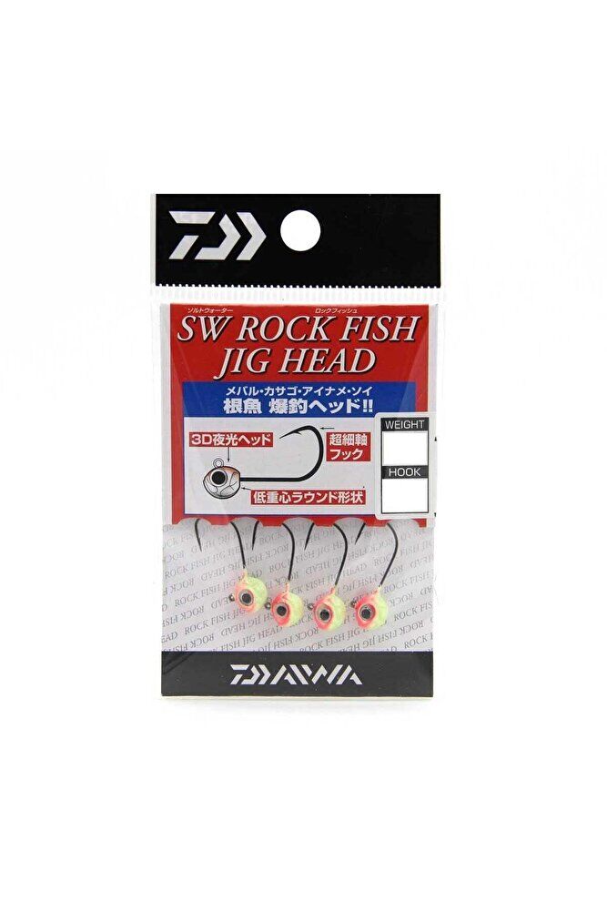 Daiwa SW Rock Fish Jig Head #4 İğne 2.5 Gr