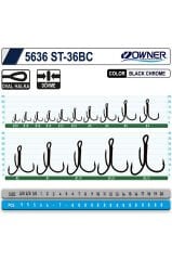 Owner 5636 St-36 Black Chrome Çarpma Model Balıkçı Olta Iğnesi