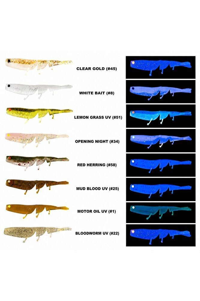 DAIWA BAIT JUNKIE 6CM PRAWN (8 ADET)