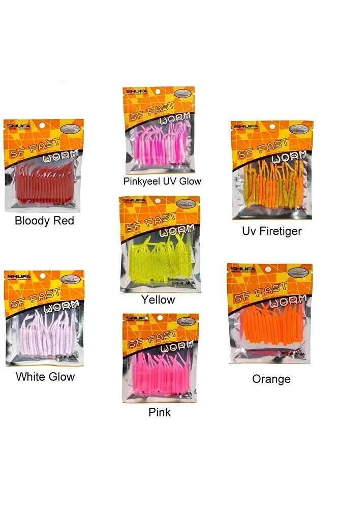 Shufa Fast Worm 5.2cm Lrf Silikon Yem