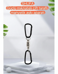 Shufa Güçlü Mıknatıslı Çift Taraflı Manyetik Askı Aparatı 2 ADET