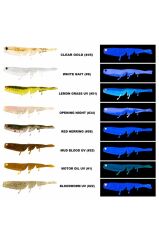 DAIWA BAIT JUNKIE 6CM PRAWN (8 ADET) MUD BLOOD UV #25