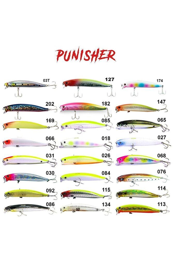 Fujin Punisher 10.5 Cm 16 gr Maket Balık 018 - Tek Ebat