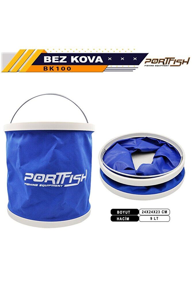 Portfish Bez Katlanabilir Kova