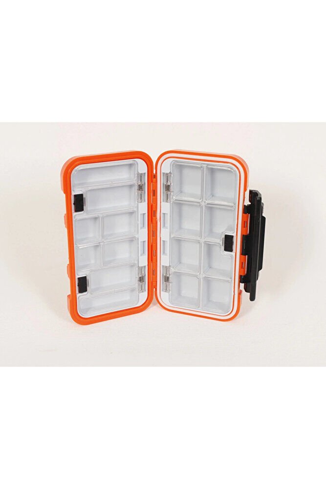 Shufa Su Geçirmez 16 Gözlü LRF Kutusu - Turuncu: Balıkçılıkta Düzen ve Koruma