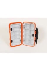 Su Geçirmez 16 Gözlü LRF Kutusu - Turuncu: Balıkçılıkta Düzen ve Koruma