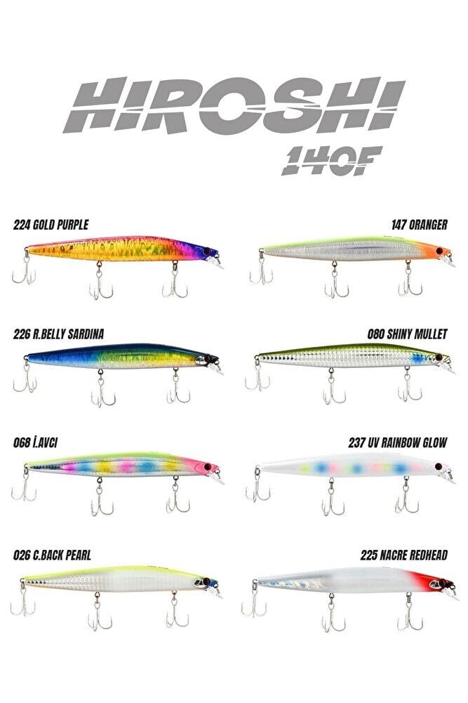 Hiroshi 140F 140mm 23gr Maket Balık