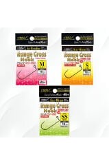 ODZ Range Cross Hook Jighead İğnesi Çok Renkli - M