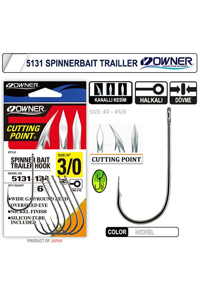 5131 Spinner Bait White İğne 4/0