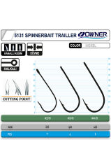 5131 Spinner Bait White İğne 4/0