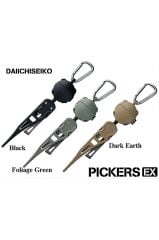 DaiichiSeiko Pickers EX Çok Fonksiyonlu Düğüm Aparatı ve Micro Case Foliage Green