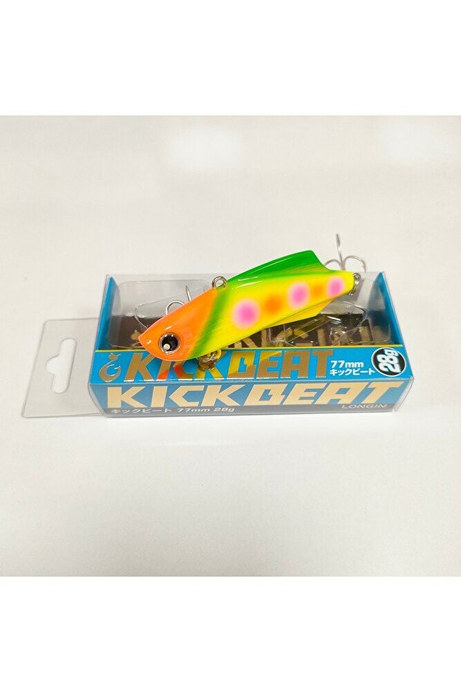 LONGİN Kickbeat 77 mm 28 g. Vibrasyon Yem renk:#TU010PA CARNİVAL