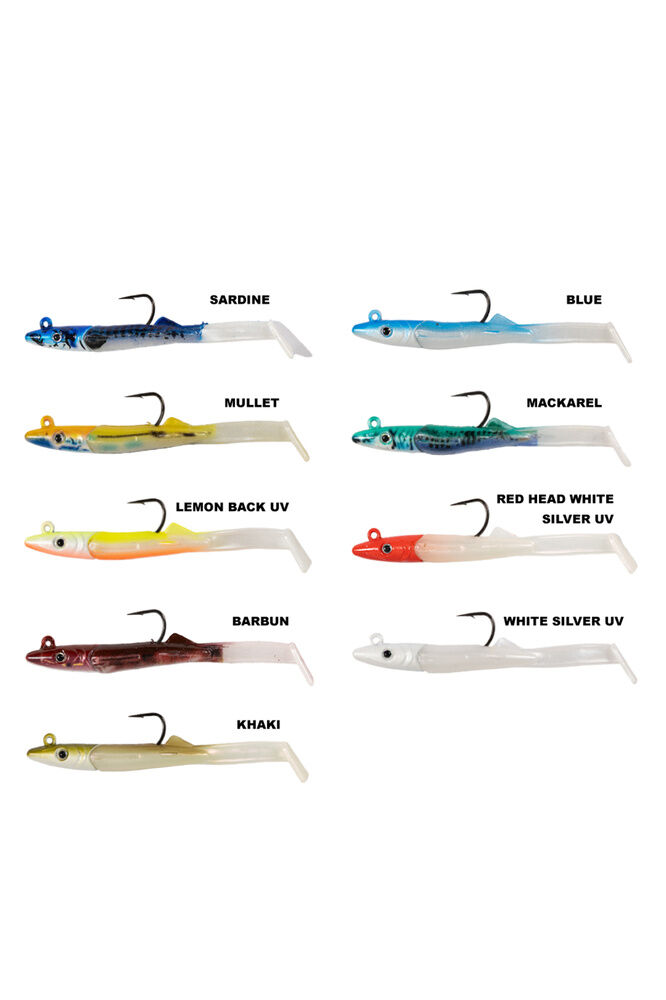 V9 8.5CM, 8,5GR SİLİKON YEM JİGHEADLİ (2 ADET) Mullet