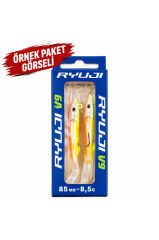 V9 8.5CM, 8,5GR SİLİKON YEM JİGHEADLİ (2 ADET) Sardine