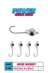 FUJİN Power Shockhead iğne no #8 Hareketli Jighead